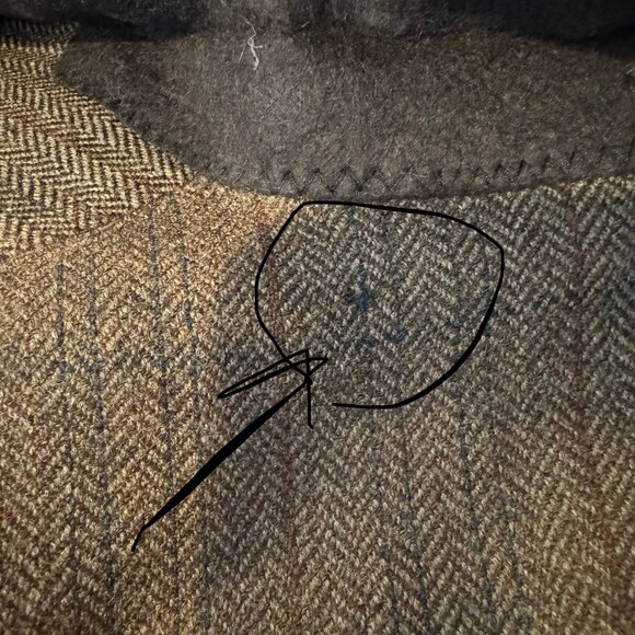 Ralph Lauren LRL Tan Rust 100% Wool Blazer Sport Coat Mens Size 42XL Herringbone - Picture 9 of 9